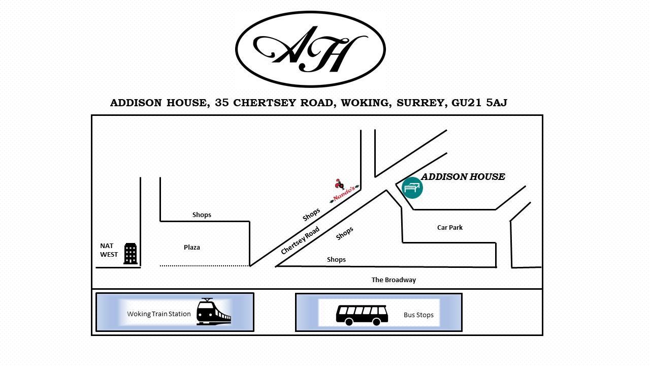 Addison House Hotel Woking Exterior foto
